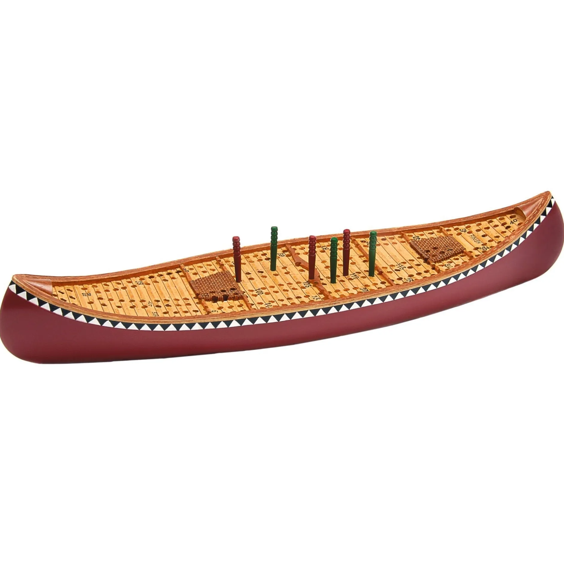 Canoe Cribbage Board