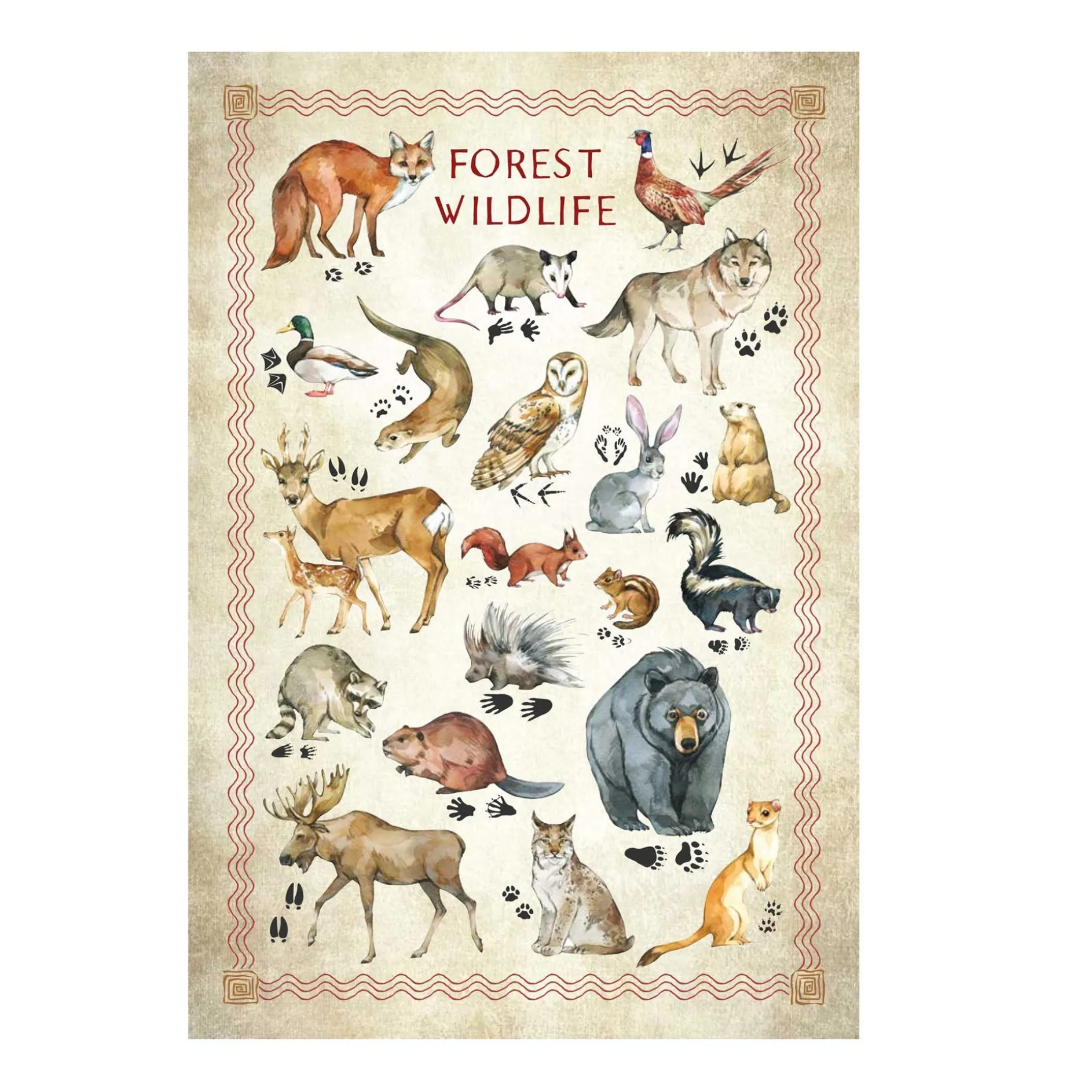 Forest Wildlife Mini Puzzle