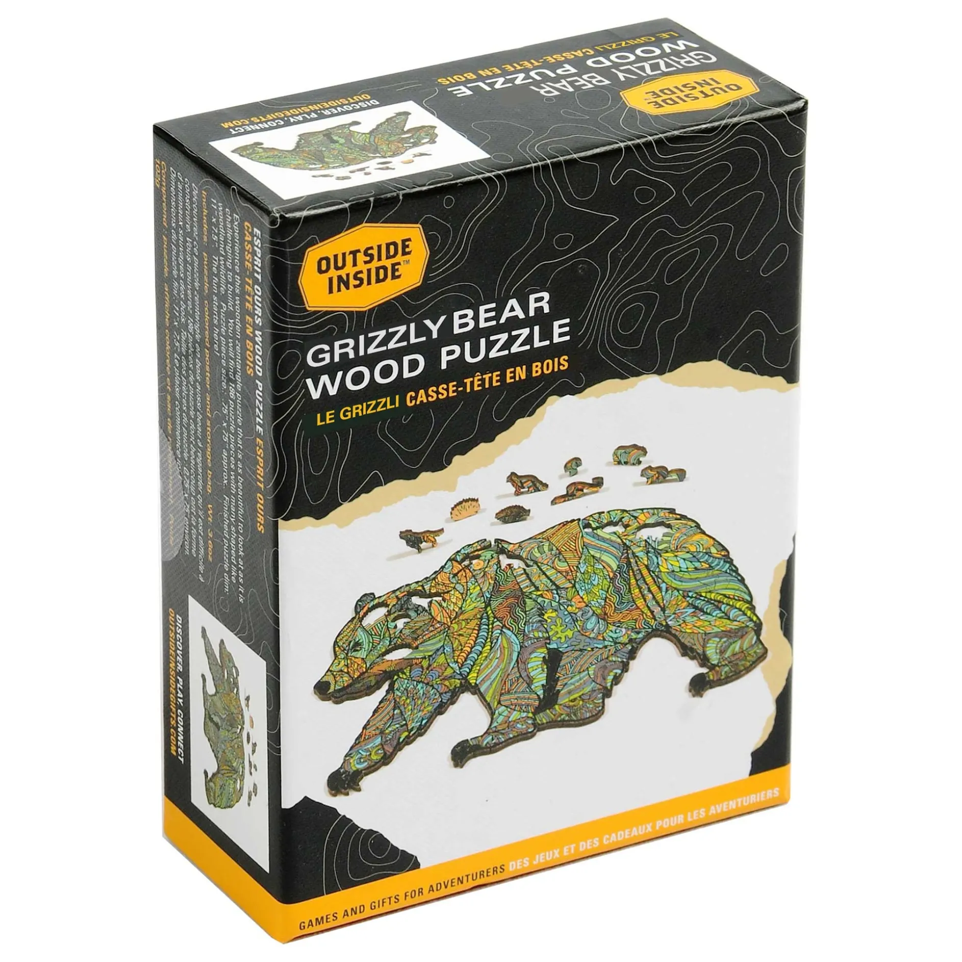 Grizzly Bear Wood Puzzle