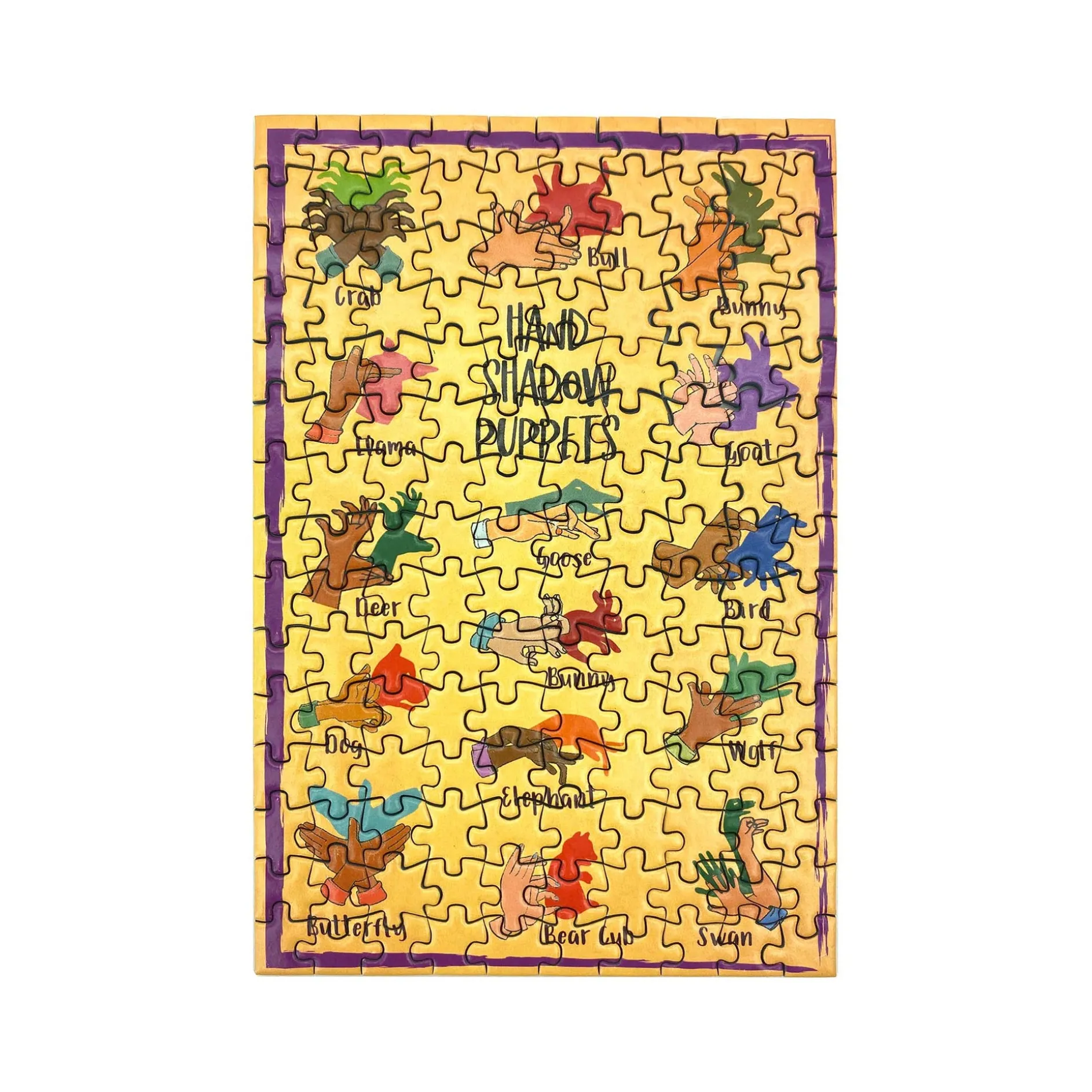 Hand Shadow Puppets Mini Puzzle