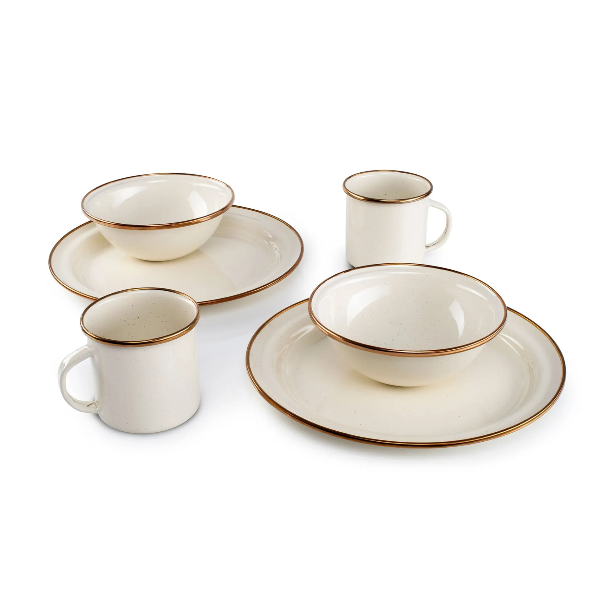 Mesa 2 Person Enamelware Tableset