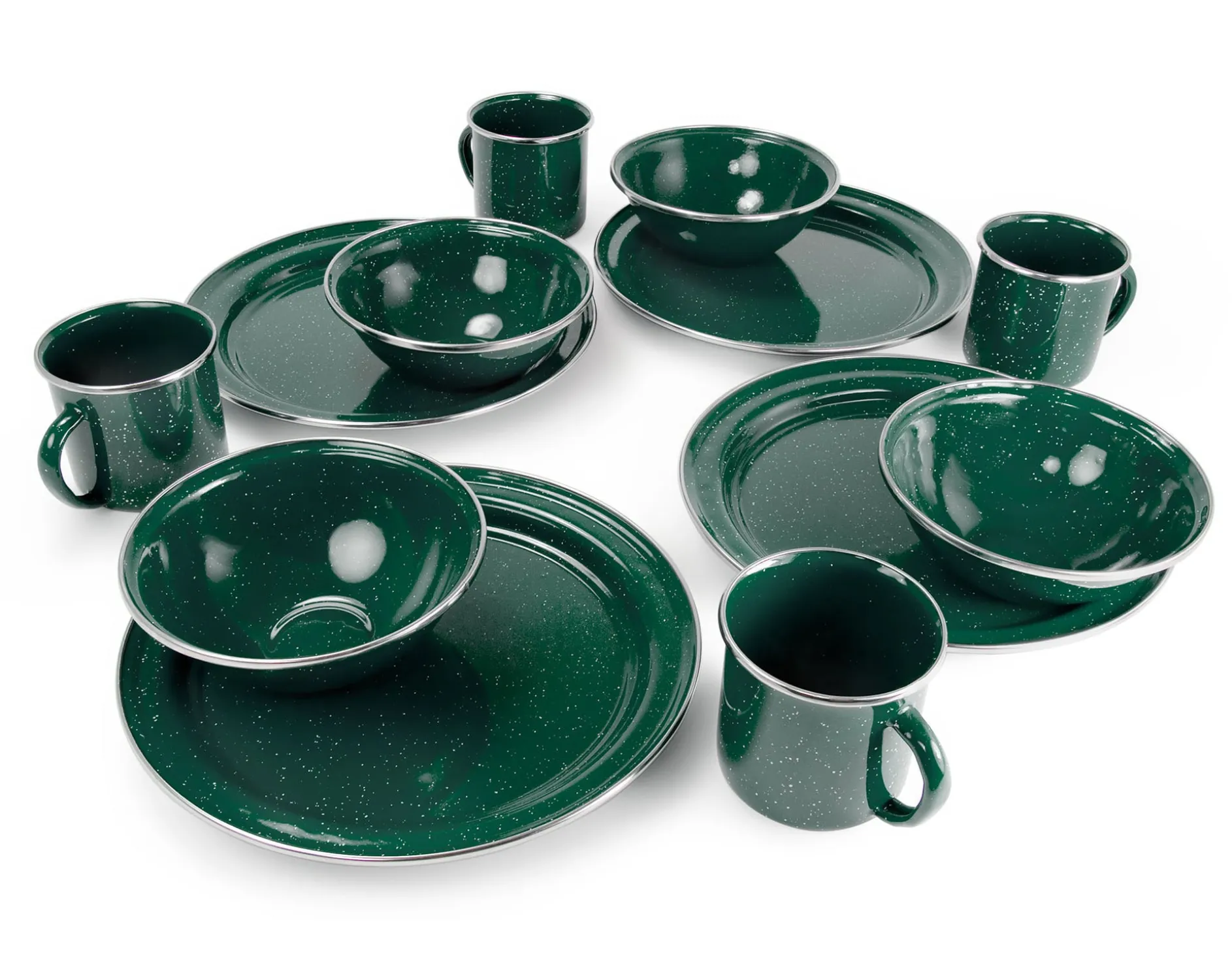 Pioneer Enamelware 4 Person Table Set
