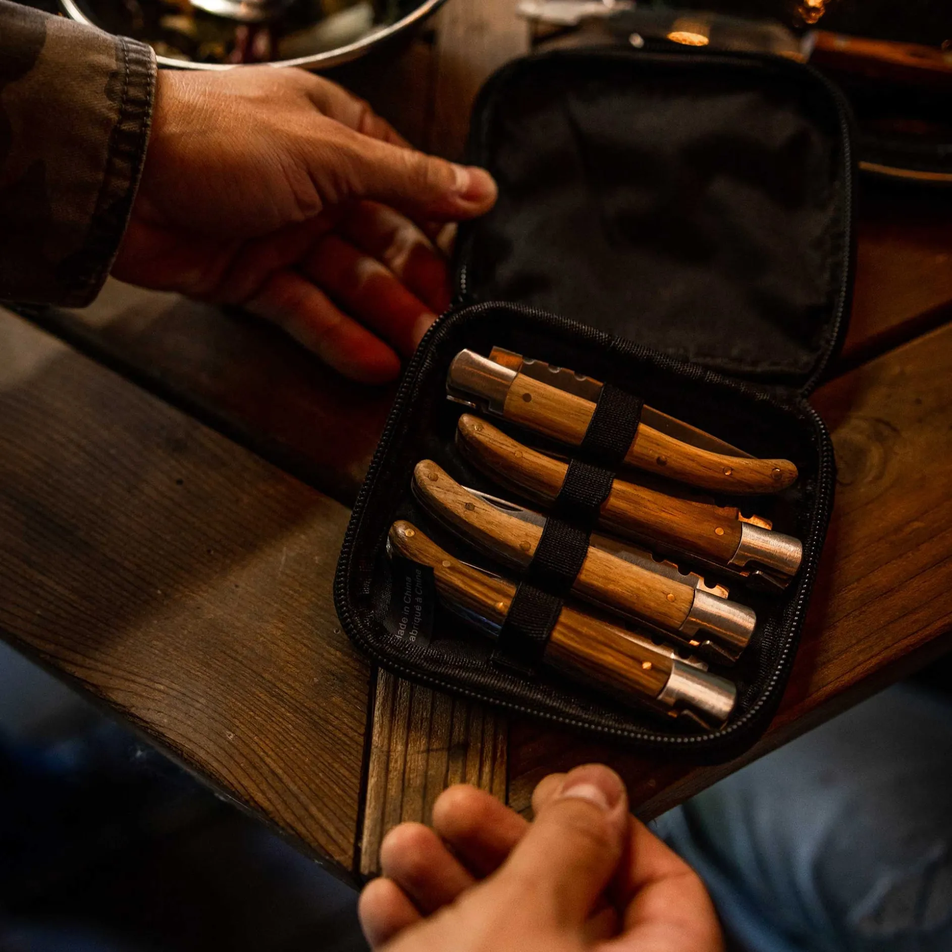 Rakau Folding Steak Knife Set