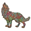 Timber Wolf Wood Puzzle