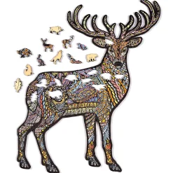 Whitetail Deer Wood Puzzle